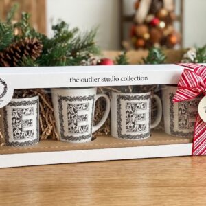 4 Mug Christmas Theme Set
