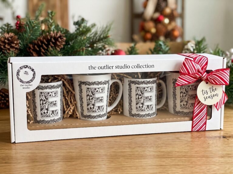 4 Mug Christmas Theme Set