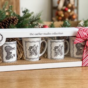 4 Mug Classic and Tall Christmas Collection